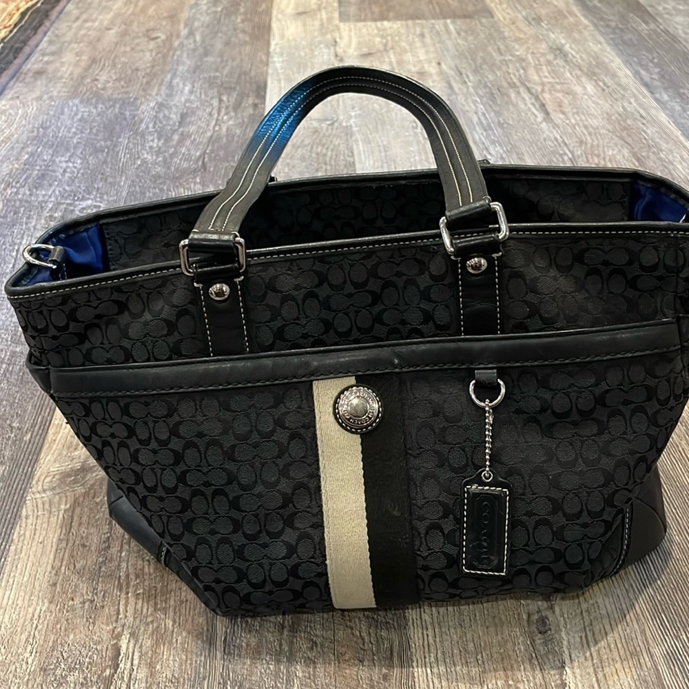 Coach baby bag
